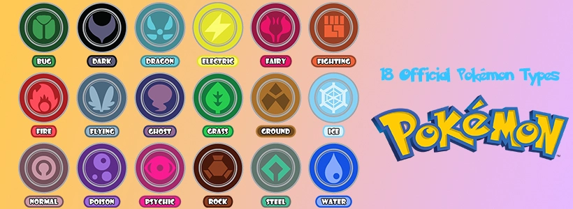 18 Official Pokémon Types and Their #1 Legends